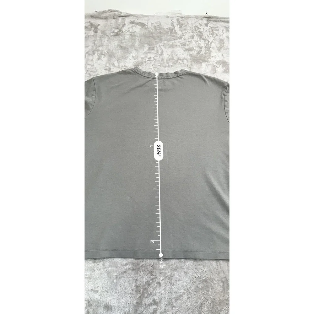 Banana Republic Men's Luxe Touch Performance Tee Cotton Gray Size 2XL T-Shirt‎